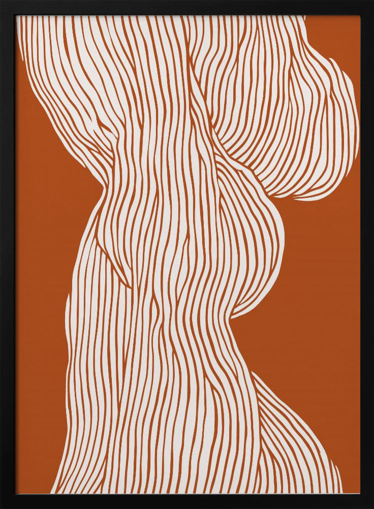 Geschwungener Linientanz | Poster