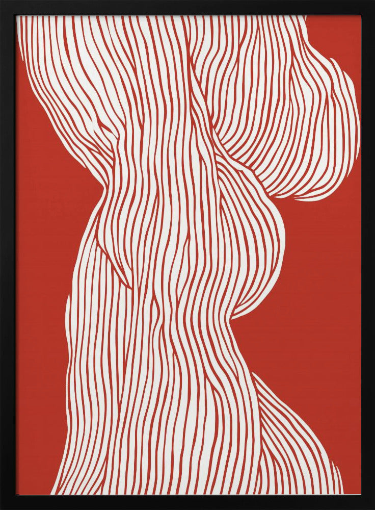 Fließende Konturen | Poster