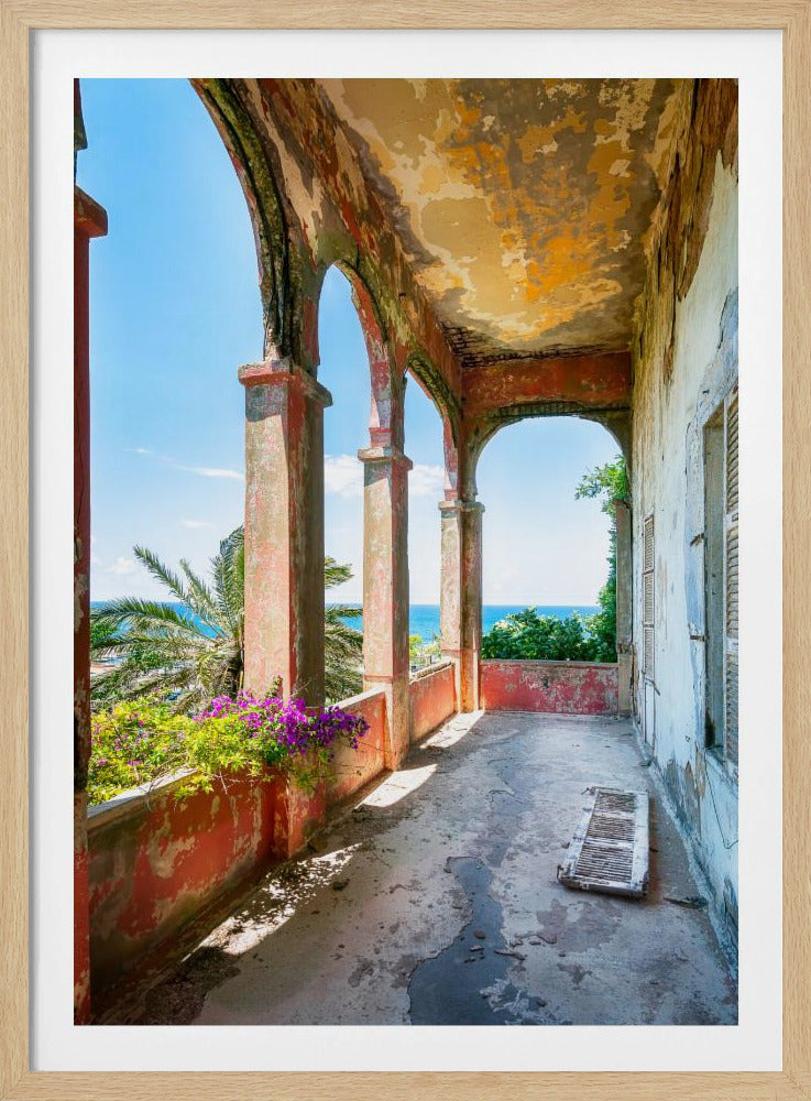 Tropischer Balkon | Poster