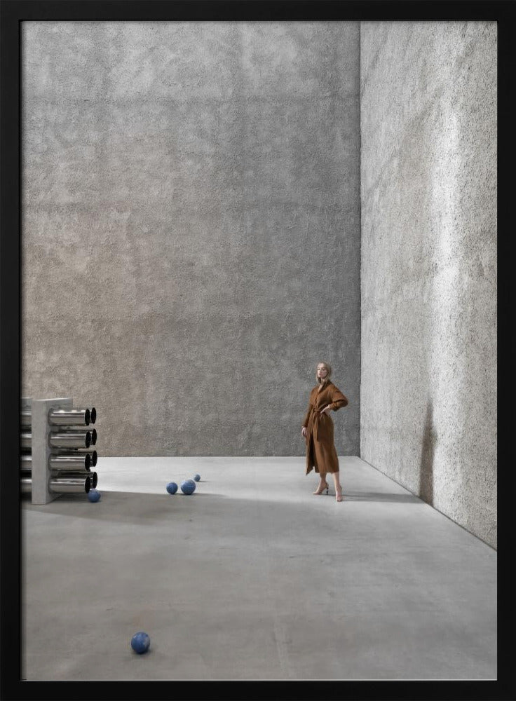 Posieren auf Beton | Poster