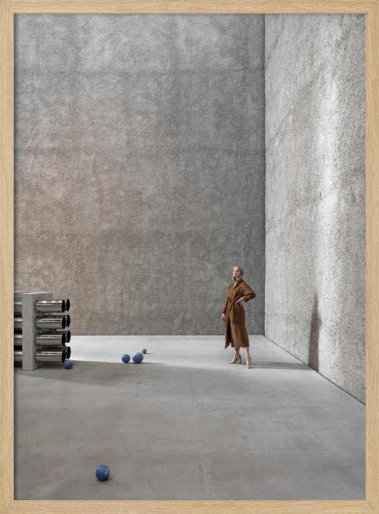 Posieren auf Beton | Poster