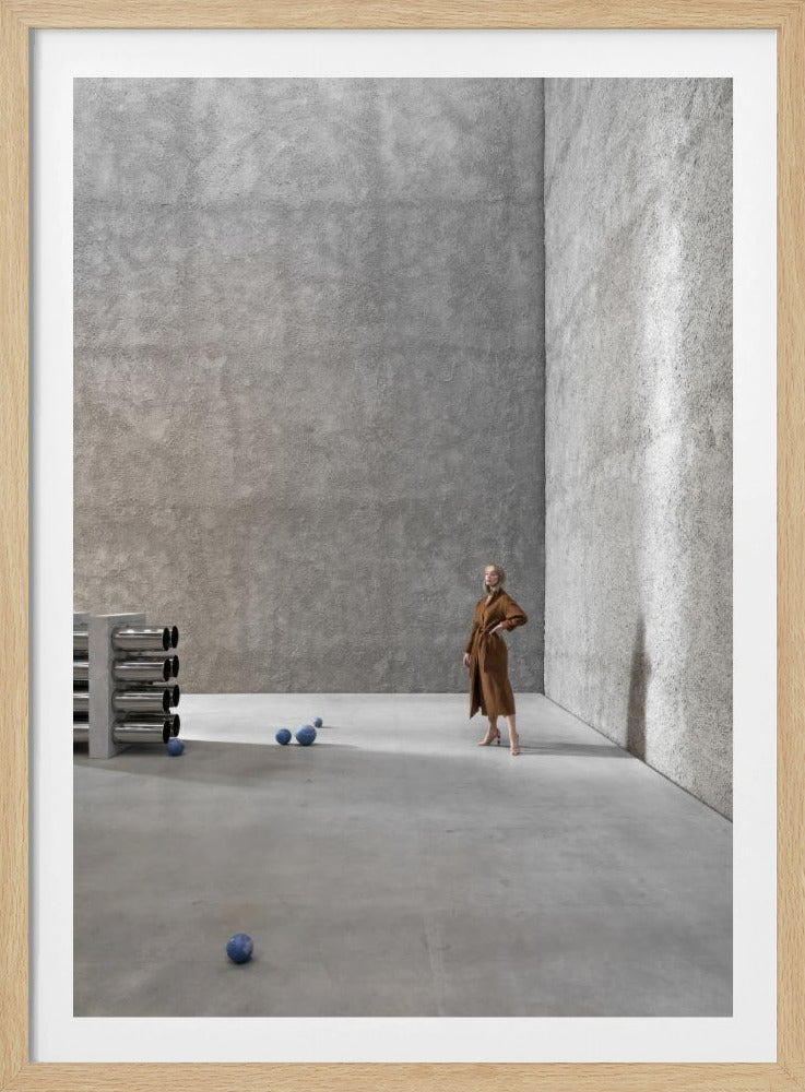 Posieren auf Beton | Poster