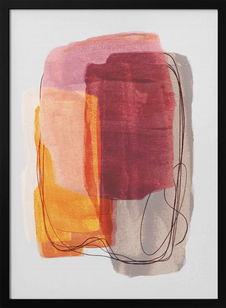 Abstract Brush Strokes 51 | Poster
