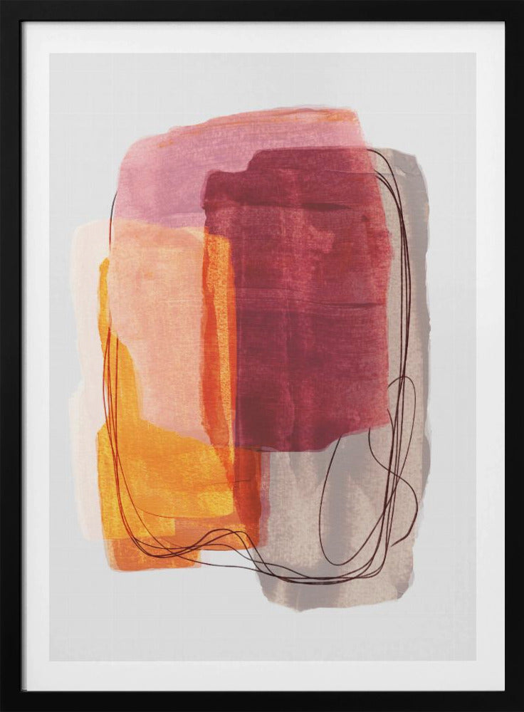 Abstract Brush Strokes 51 | Poster
