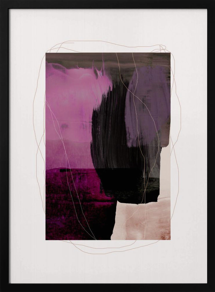 Abstract Brush Strokes 77 | Poster