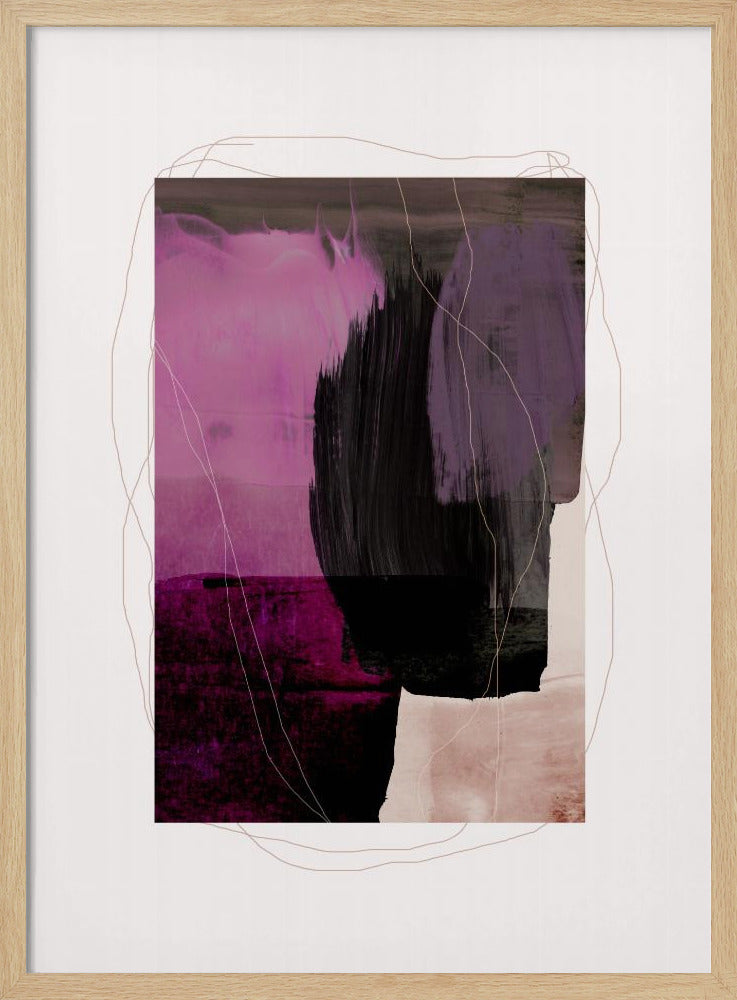 Abstract Brush Strokes 77 | Poster