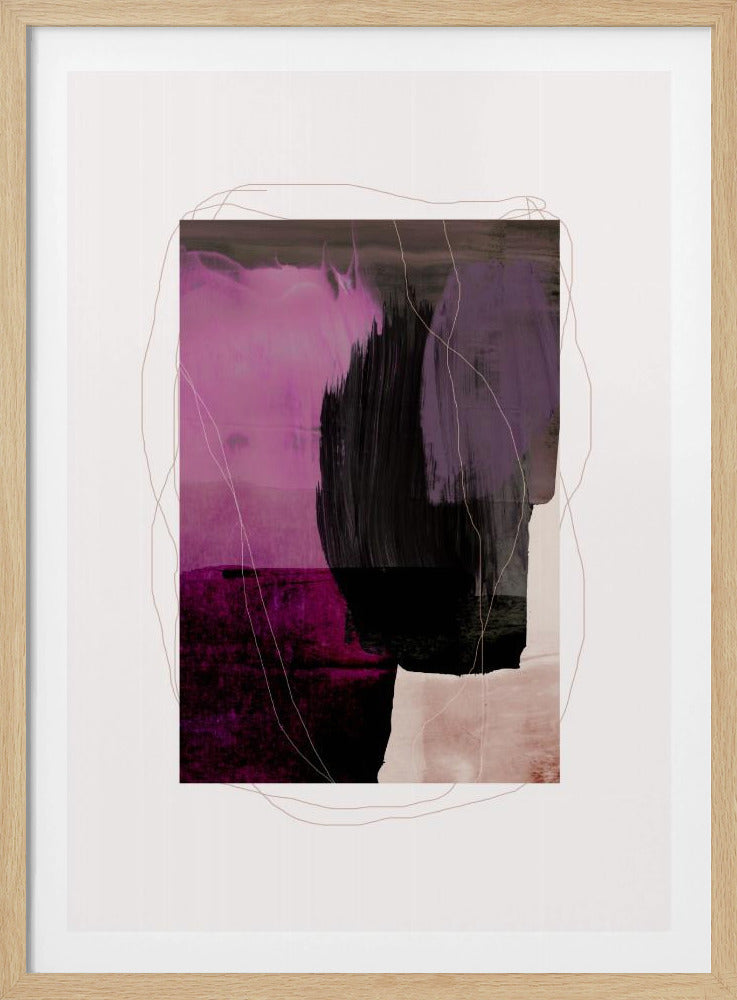 Abstract Brush Strokes 77 | Poster