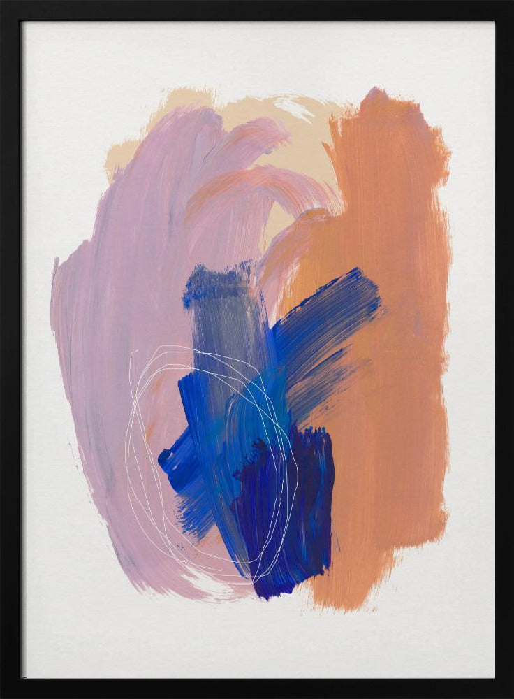 Abstract Brush Strokes 90 | Poster