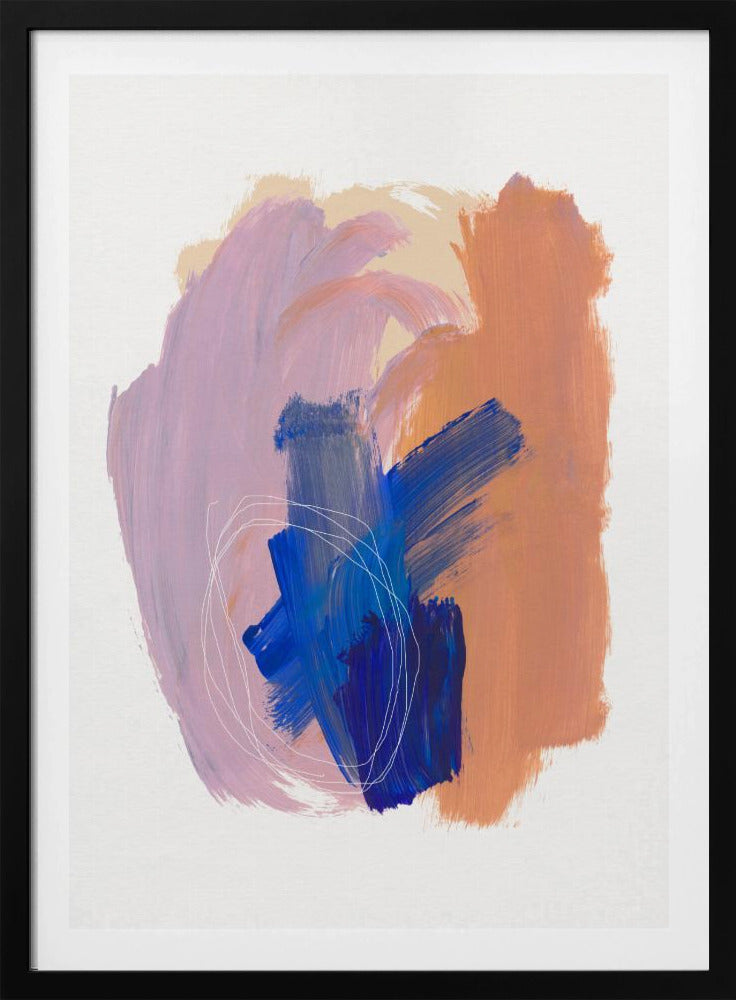 Abstract Brush Strokes 90 | Poster