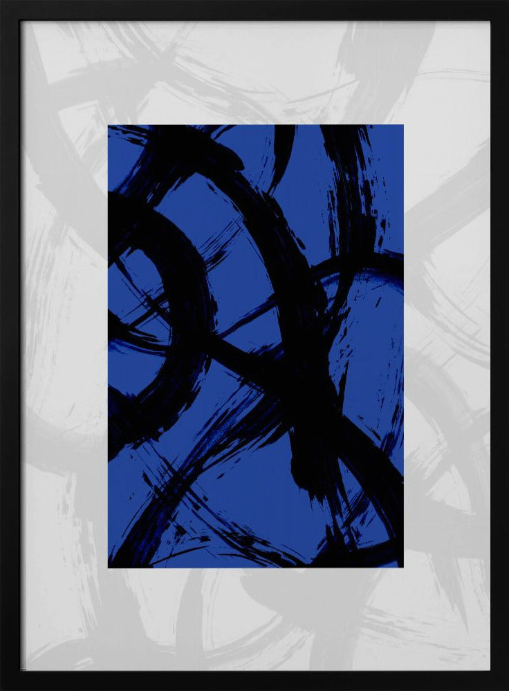 Abstract Brush Strokes 98Y | Poster