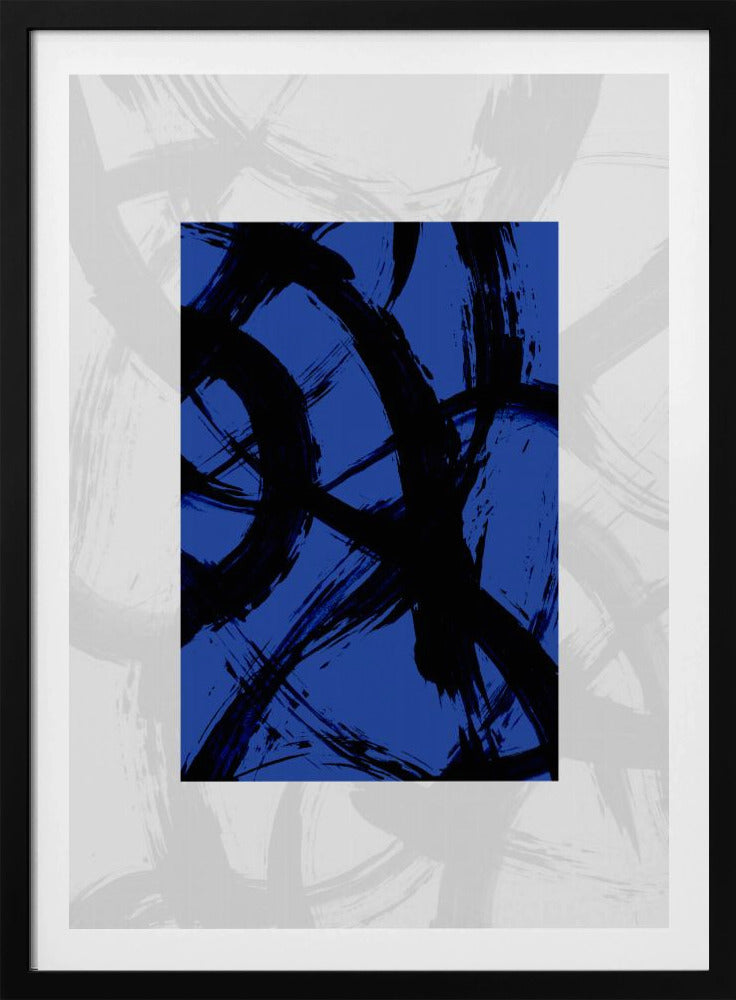Abstract Brush Strokes 98Y | Poster