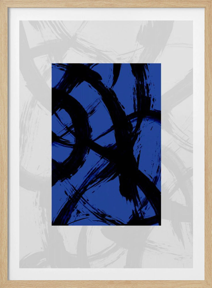 Abstract Brush Strokes 98Y | Poster