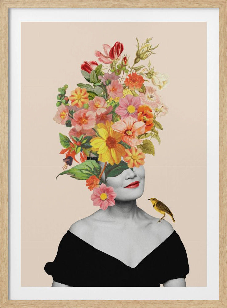 Blühende Frau | Poster