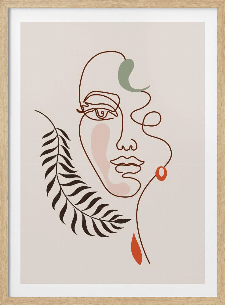 Blattige Eleganz | Poster