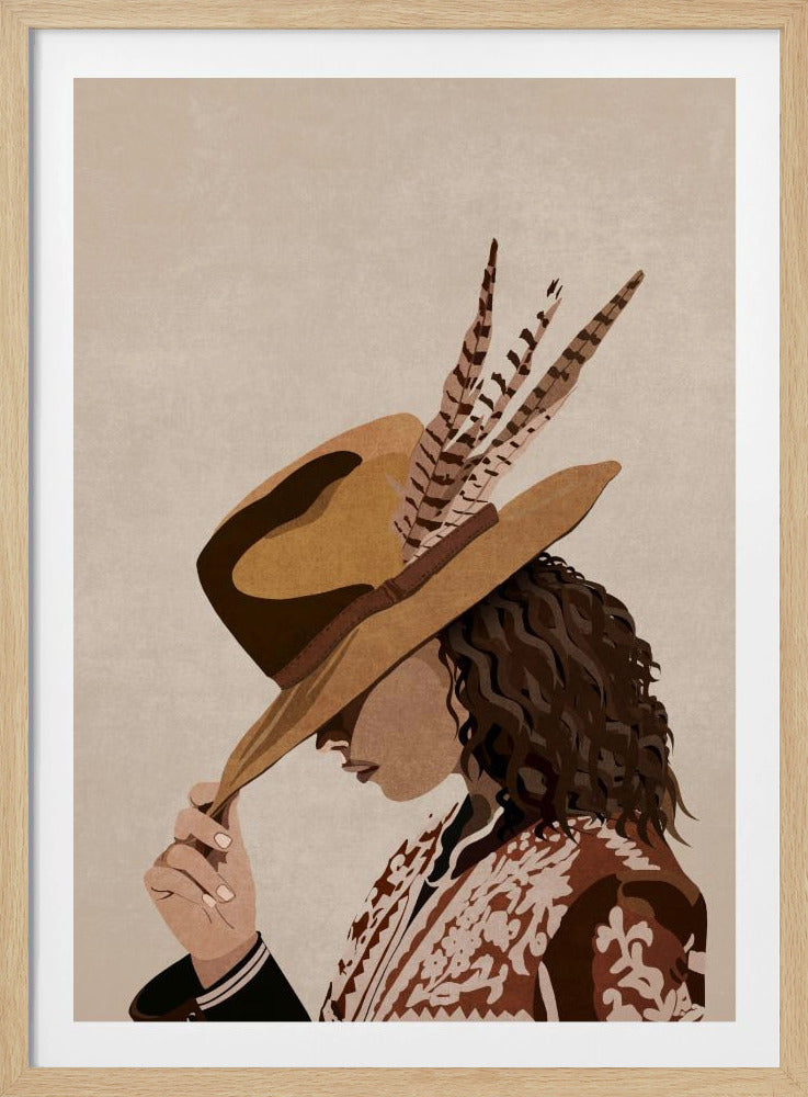 Feathered Elegance | Poster