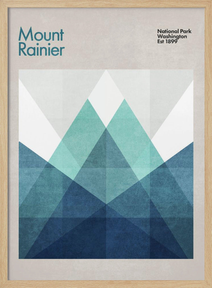 Geometrische Gipfel | Poster