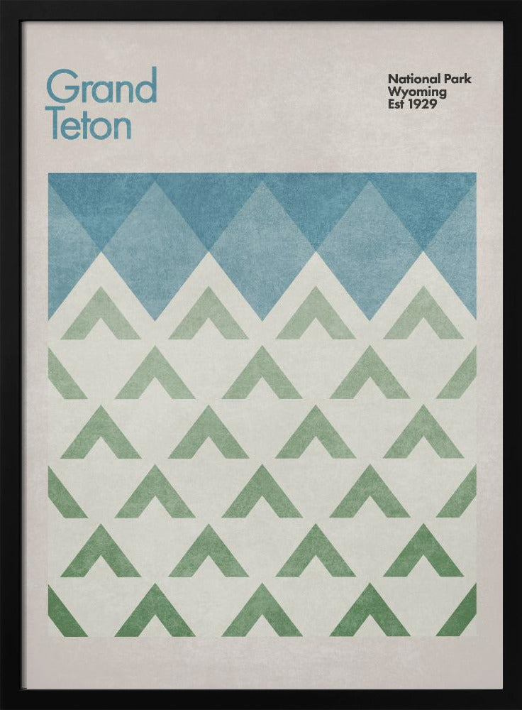 Geometrische Gipfel | Poster