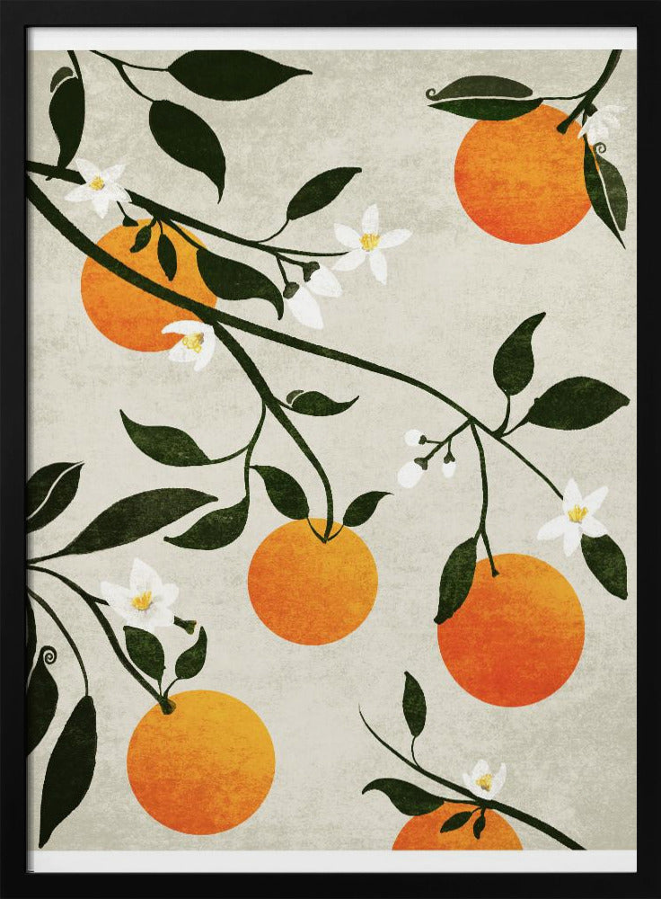Orangen in Blüte | Poster