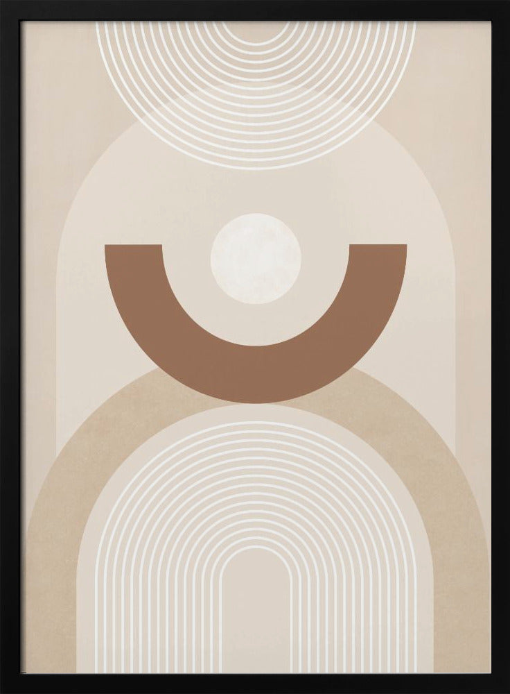 Beiges Mid-Century Poster | Poster