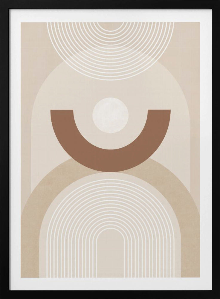 Beiges Mid-Century Poster | Poster