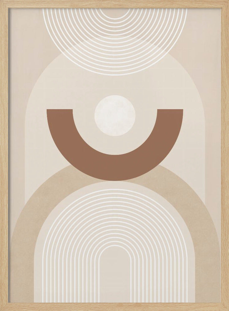 Beiges Mid-Century Poster | Poster