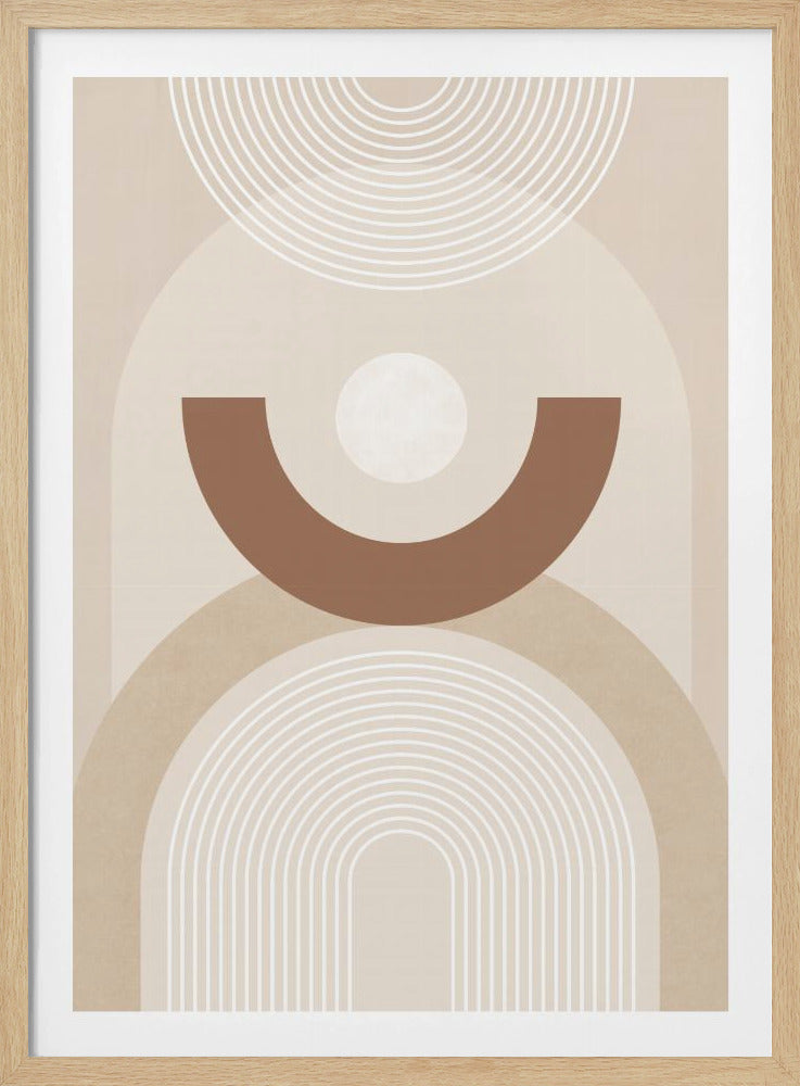 Beiges Mid-Century Poster | Poster