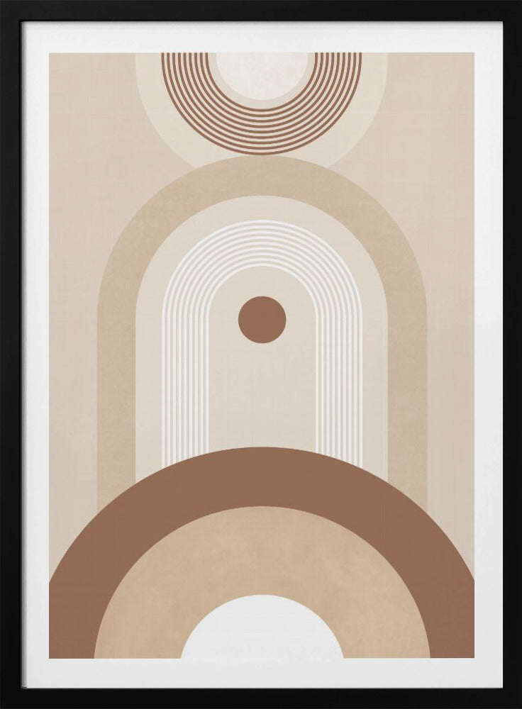 Beiges Mid-Century Poster | Poster