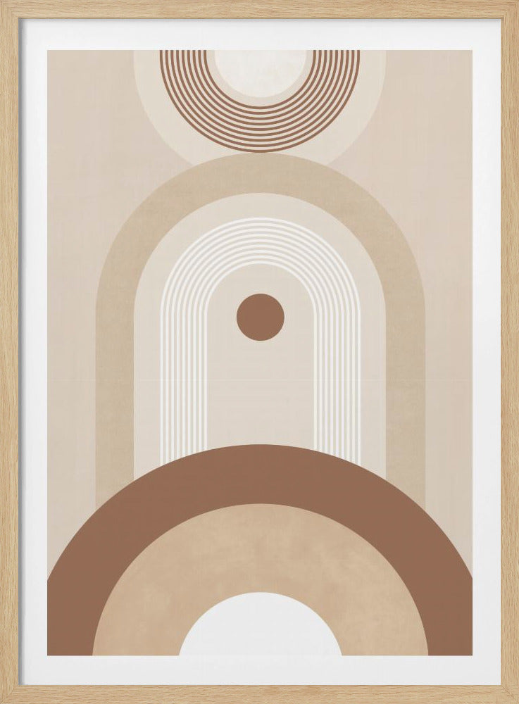 Beiges Mid-Century Poster | Poster