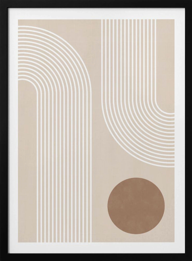 Beige Arc Poster | Poster