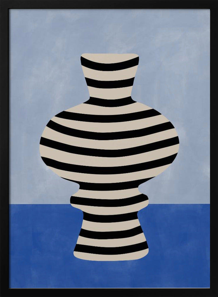 Gestreifte Vase Illusion | Poster