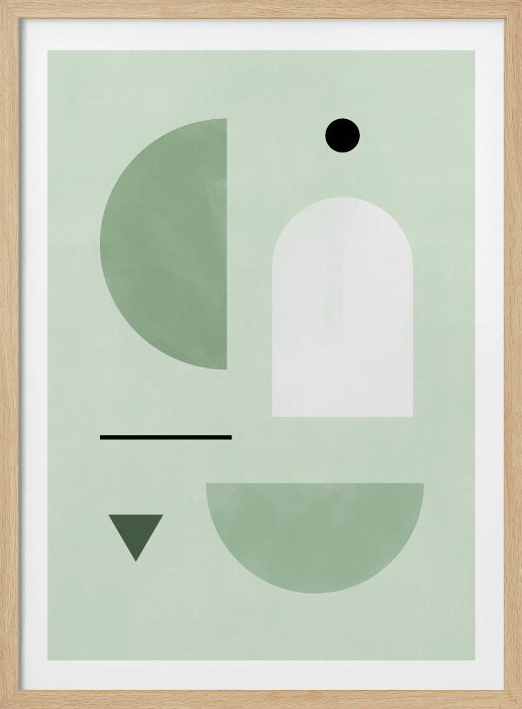 Beruhigende Pastellfarbpalette | Poster