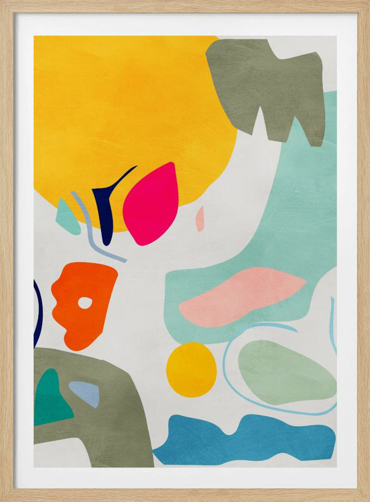 Landschaftsinspirierter Ausschnitt | Poster