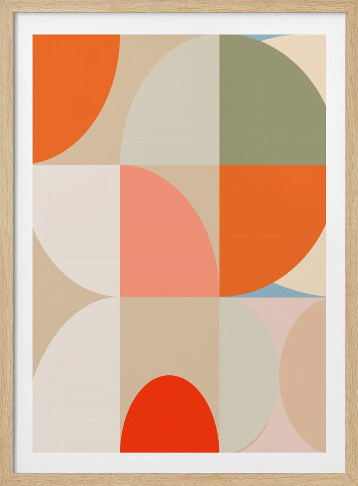 Mid Century Pastel 12 | Poster