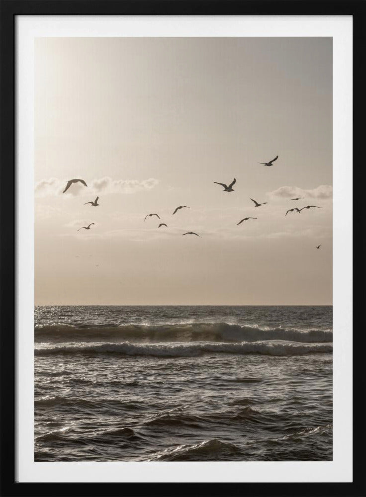 Vögel und das Meer 3 | Poster