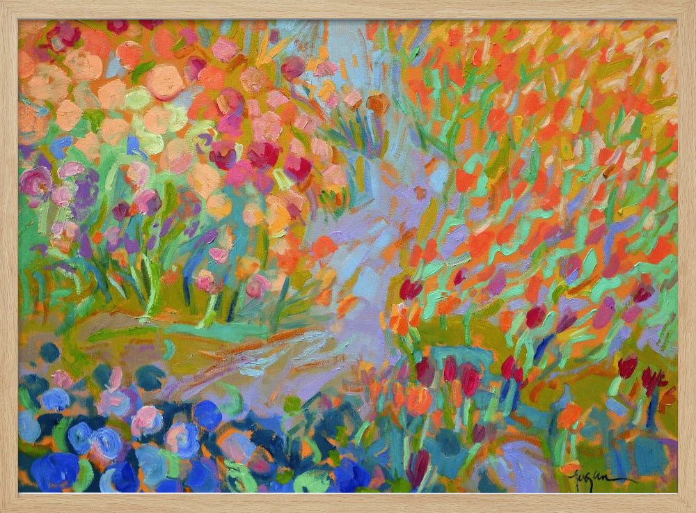 Lebendiger Gartenweg | Poster