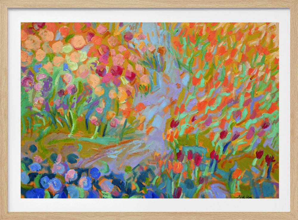 Lebendiger Gartenweg | Poster