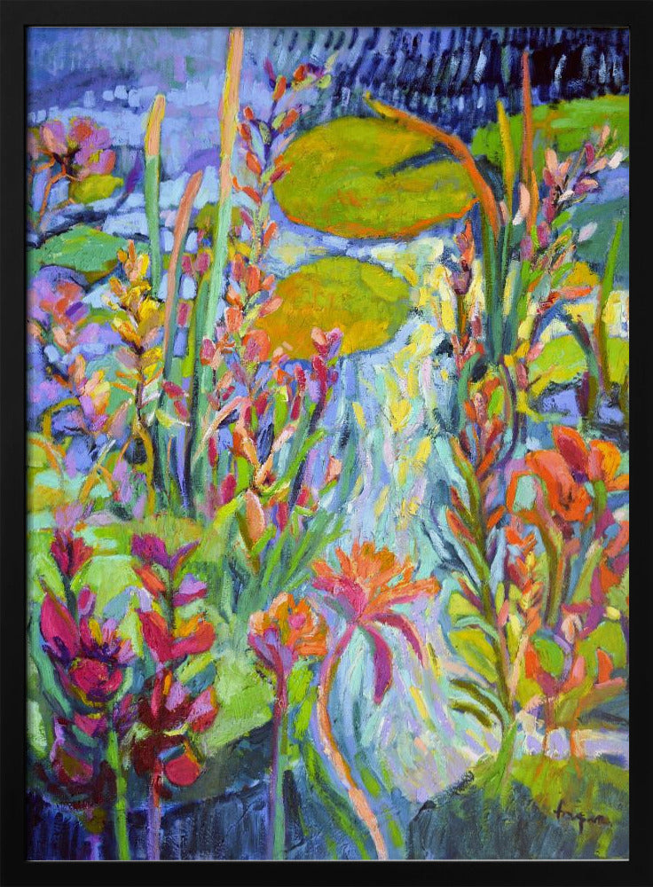 Lebendiger Gartenweg | Poster