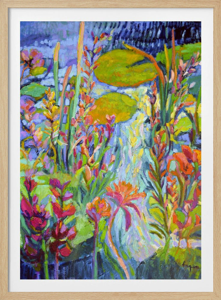 Lebendiger Gartenweg | Poster