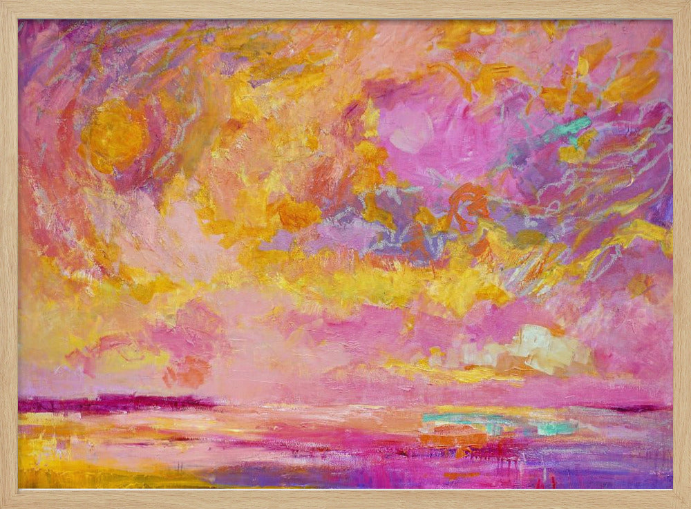 Strahlender Sonnenuntergangstraum | Poster
