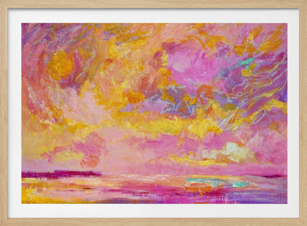Strahlender Sonnenuntergangstraum | Poster