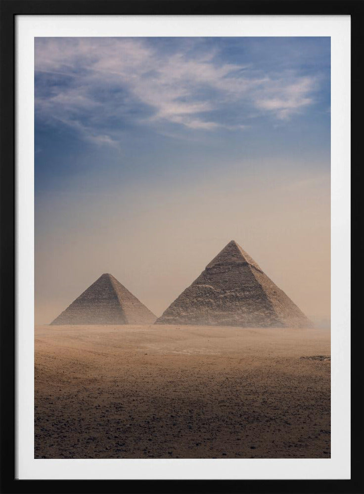 Große Pyramiden von Gizeh, Kairo, Ägypten | Poster