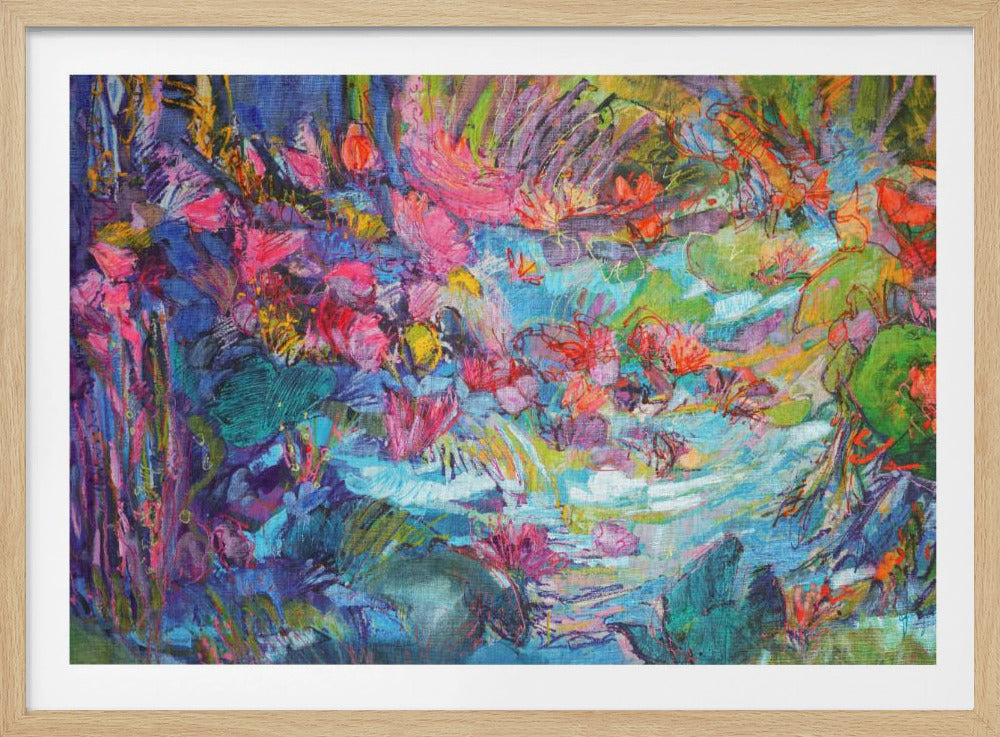 Vibrant Garden Flow | Poster