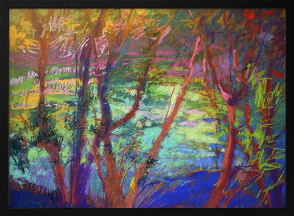 Vibrant Forest Flow | Poster