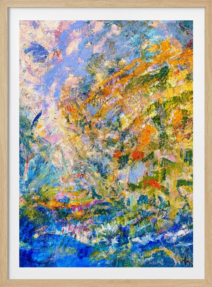 A Symphony of Green Hues | Poster