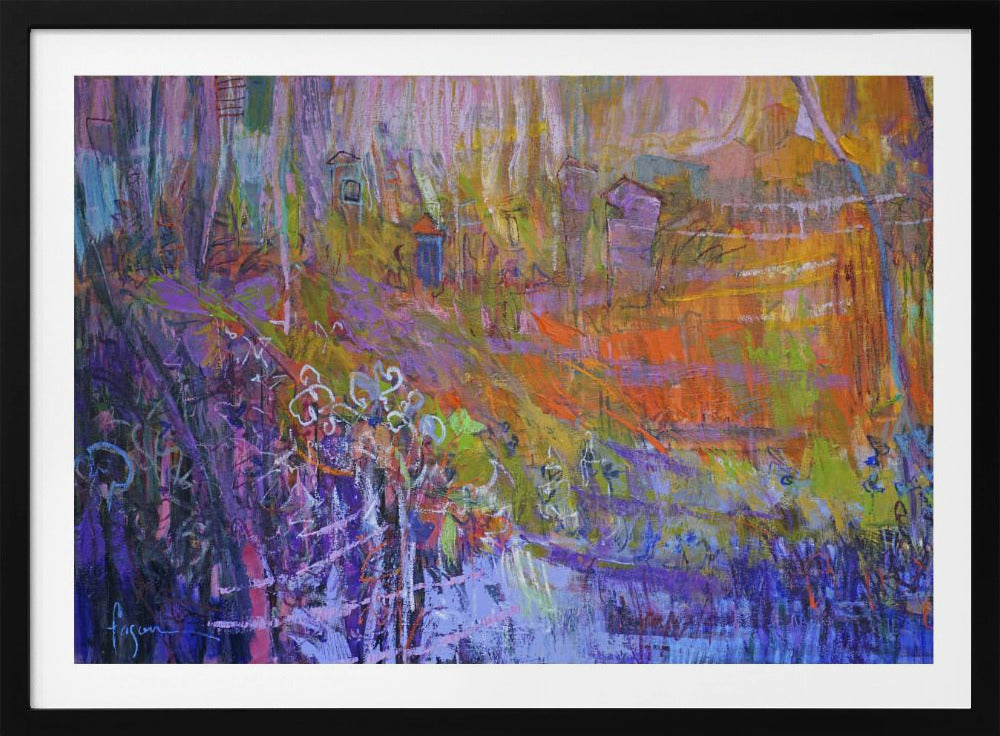 Nocturne im geheimen Garten | Poster