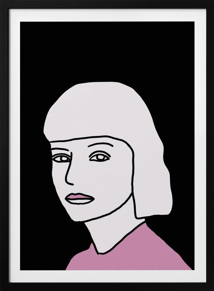 Der Look in Pink und Schwarz | Poster