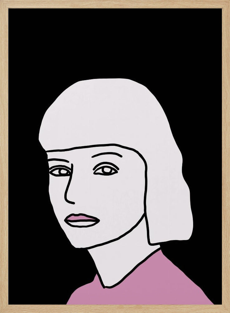 Der Look in Pink und Schwarz | Poster