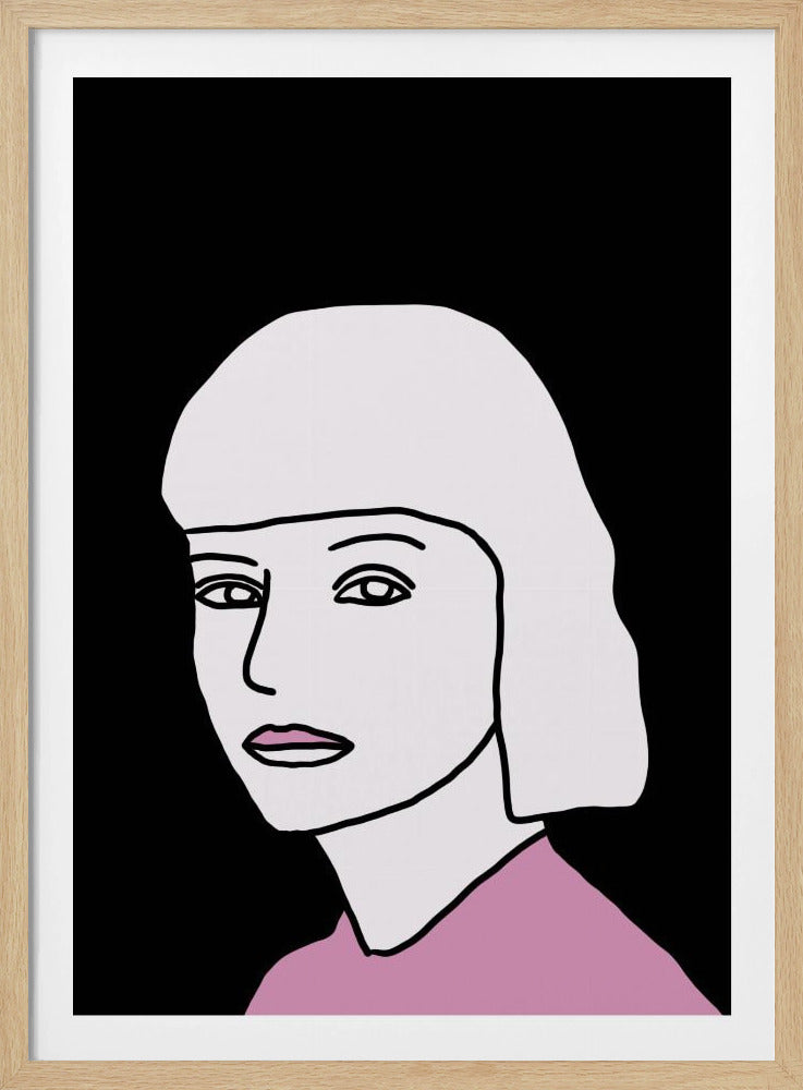 Der Look in Pink und Schwarz | Poster
