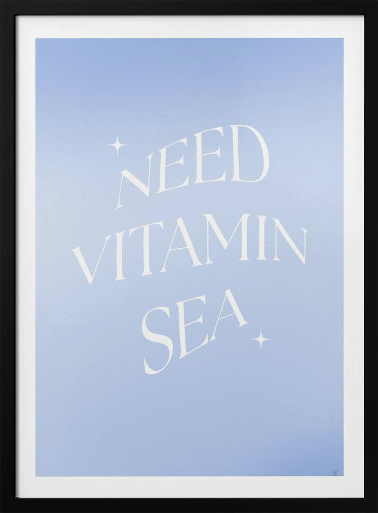 Brauche Vitamin Meer | Poster