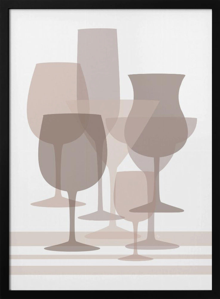 Harmonie aus geschichtetem Glas | Poster